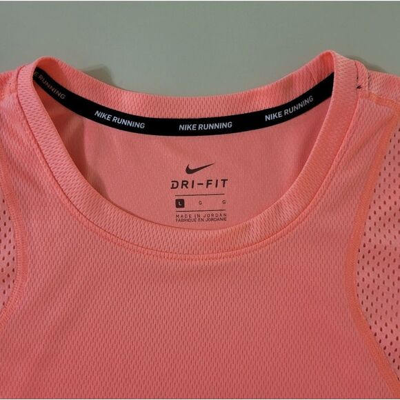 Nike Women's Orange Dri-FIT Crewneck Short Sleeve Top - Picture 10 of 16